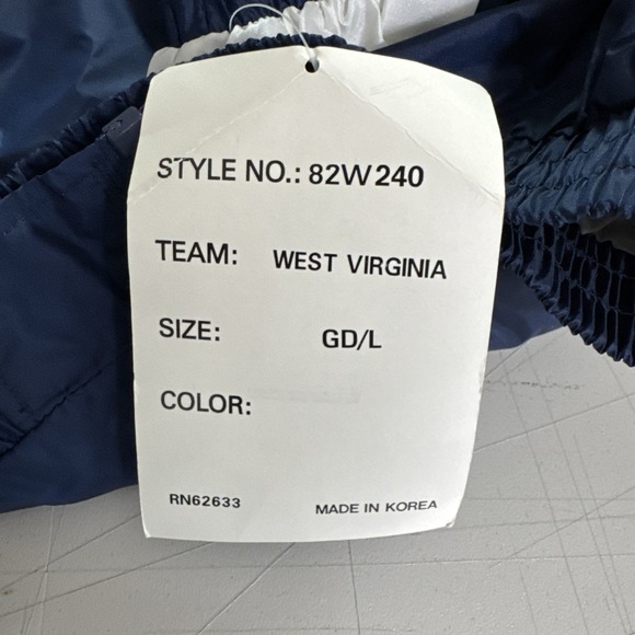 Vintage Pro Player WVU Mountaineers‎ Jacket Large Windbreaker Outdoors Football - Picture 8 of 12